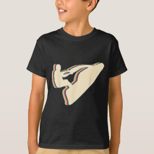 Jet ski jet skiing retro line art T-Shirt