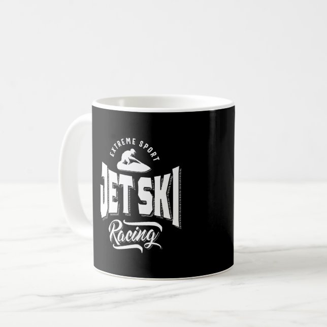 Jet Ski Rider Watersport Watercraft T-Shirt Coffee Mug (Front Left)
