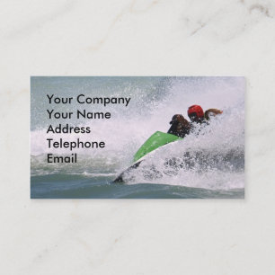 Jet Ski Riders in the Sea Business Card