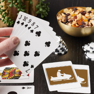 Jet Ski Sign Playing Cards