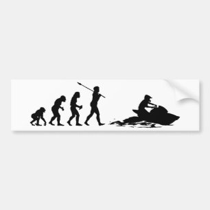 Jet Skier Bumper Sticker