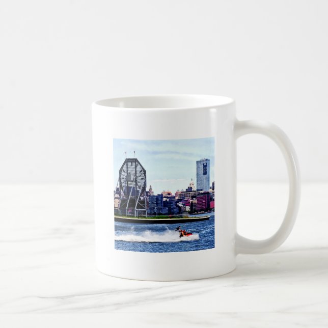 Jet Skiing by Colgate Clock Coffee Mug (Right)