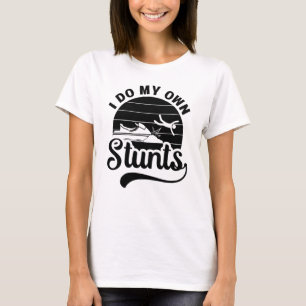 Jet Skiing I Do My Own Stunts Jet Ski Retro Jetski T-Shirt