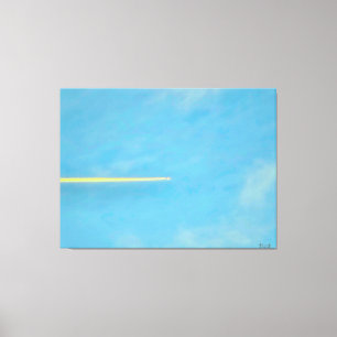 Jet Streaking Across the Sky Canvas Print