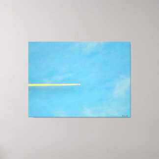 Jet Streaking Across the Sky Canvas Print