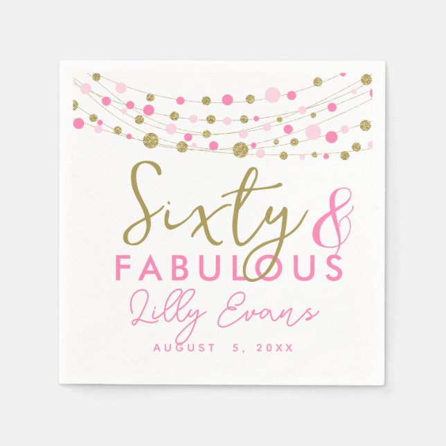 Jetable 40e partie décoration de serviette en papier, part (Devant)