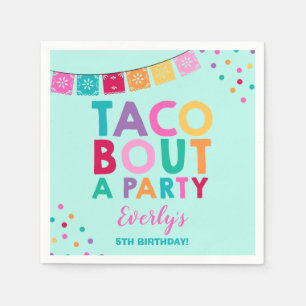 Jetable Accès de taco de serviette de fête d'anniversair