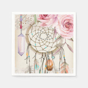 Jetable Boho DreamCatcher chic tribal et serviette de