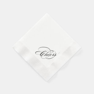 Jetable Serviette de Cockail : À la votre ! Serviettes de