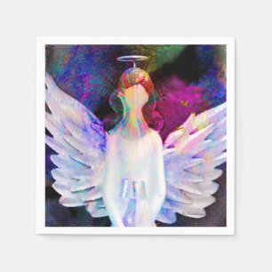 Jetables Angel of Tranquility Standard Cocktail Serviettes