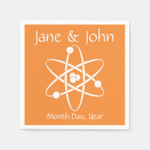 Jetables Forces attractives dans les serviettes orange