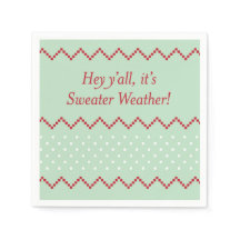 Hey Y'all Sweather Météo serviettes