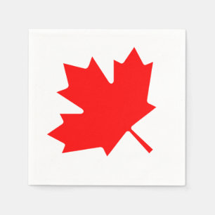 Jetables Jour du Canada, série de 50 serviettes
