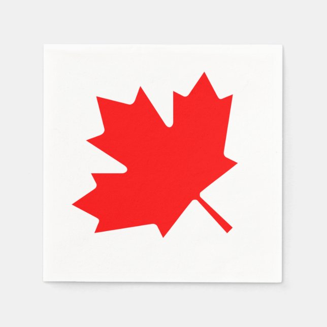 Jetables Jour du Canada, série de 50 serviettes (Devant)