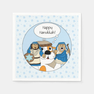 Jetables Personnaliser les serviettes Hanoukka