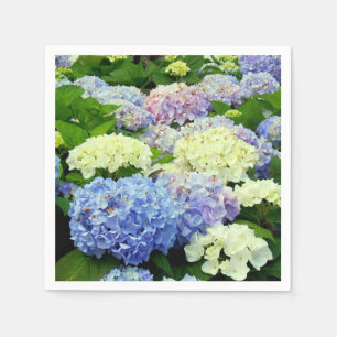 Jetables Serviettes à papier mixte Hydrangea