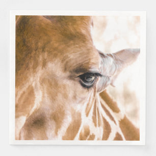 Jetables Serviettes de girafe bonjour