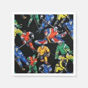 Jetables Serviettes de hockey sur glace de saison d'hockey
