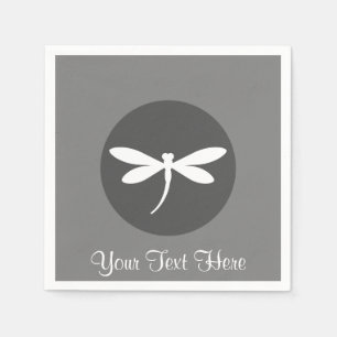 Jetables Serviettes de libellules personnalisées