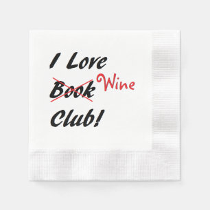 Jetables Serviettes de papier de "club de lecture"
