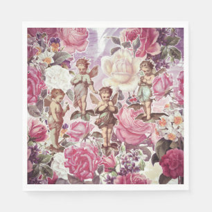 Jetables Serviettes de papier de déjeuner victorien de