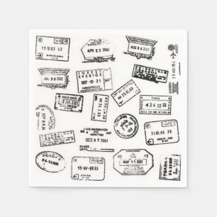 Jetables Serviettes de timbre de passeport