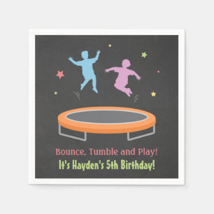 Jetables Serviettes pour fête d'anniversaire de trampoline