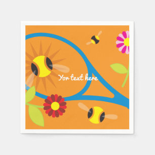 Jetables Thème de tennis BBQ ou serviettes de fête annivers