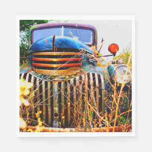 Jetables vieilles serviettes de camion de ferme