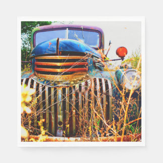 Jetables vieilles serviettes de camion de ferme