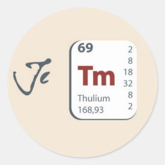 JeTaime Classic Round Sticker