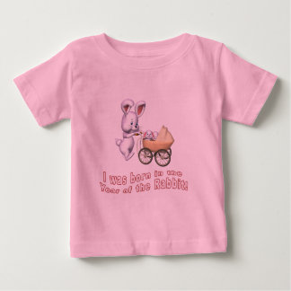 J'étais né par année des T-shirts de lapin