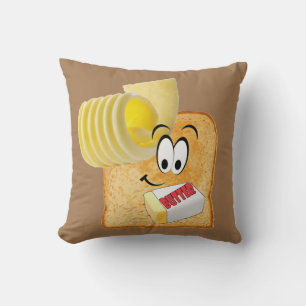 Jeter des oreillers Toast Beurre Beige