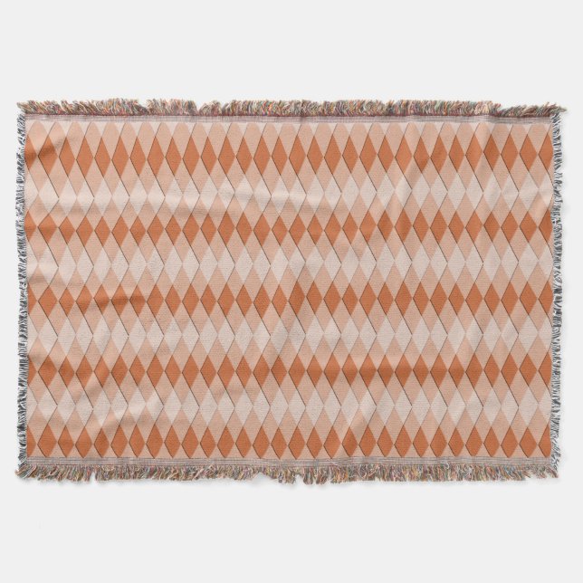 Jeter la couverture - Motif de Jacquard horizontal (Devant)