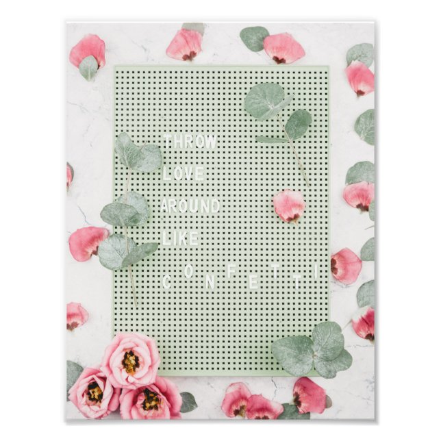 Jeter l'amour autour comme Confetti Floral Photo P (Devant)