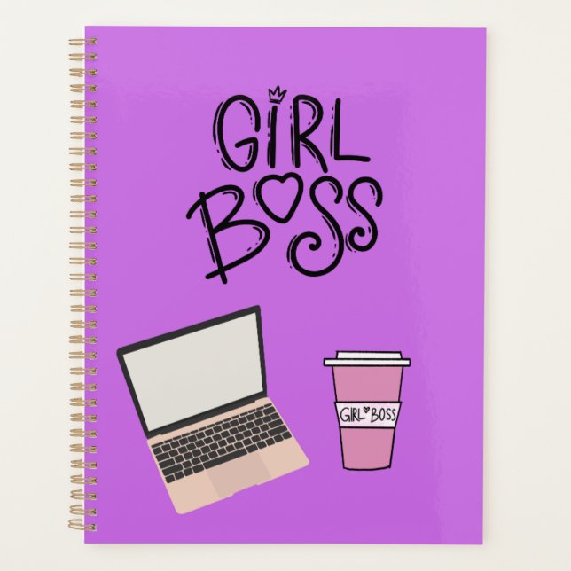 Jeteuse Boss Planner avec couverture rigide (Devant)