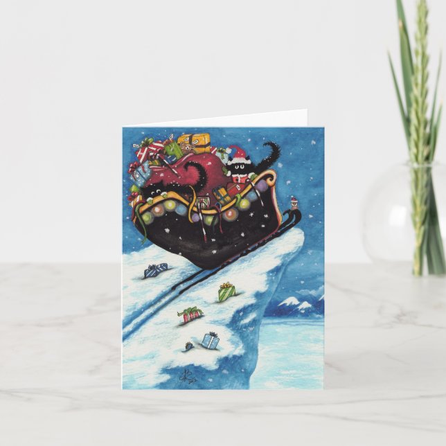 Jetez un coup d'oeil et huez la carte de Noël de (Devant)