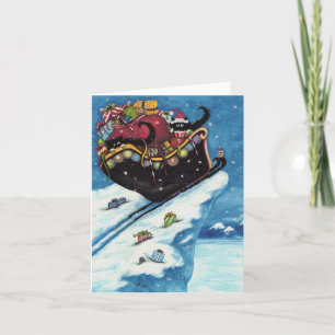 Jetez un coup d'oeil et huez la carte de Noël de