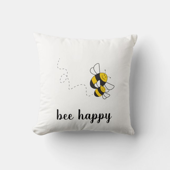 Jetez un oreiller heureux pour vous faire sourire (Recto)