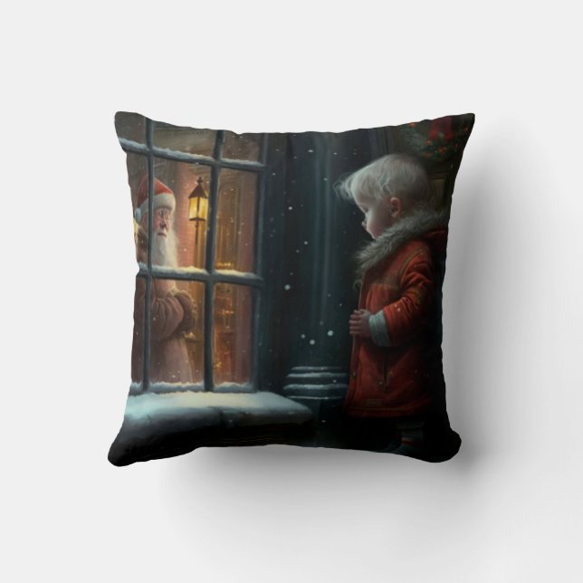Jetez un oreiller magique à la veille de Noël (Verso)