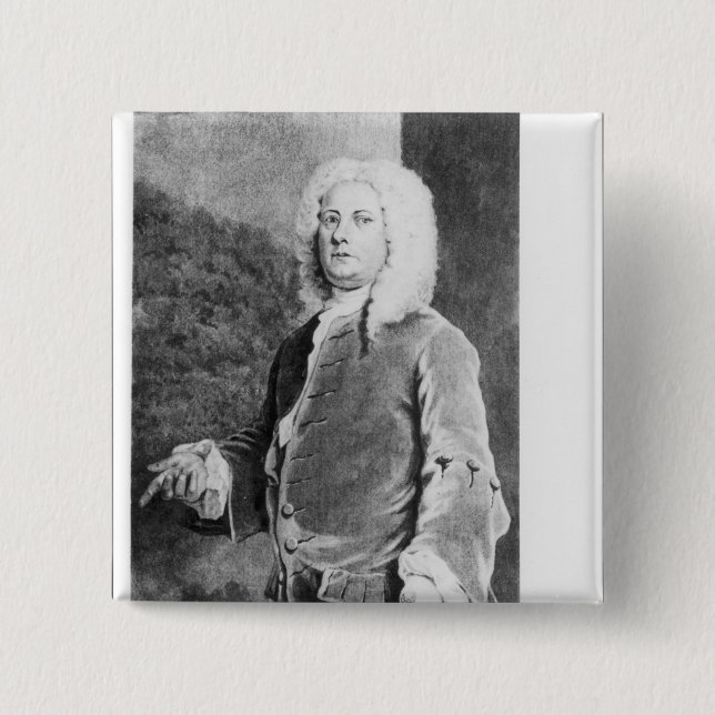 Jethro Tull 2 Inch Square Button (Front)