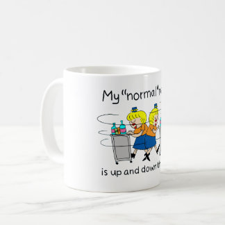 Jetlagged Comic | My Normal Route 11 oz Coffee Mug
