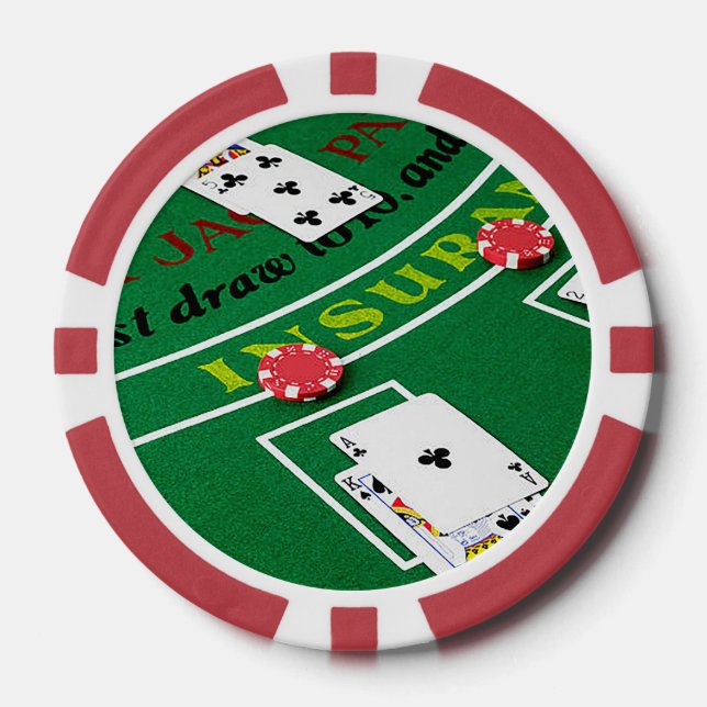 Jeton de poker Black Jack (Recto)