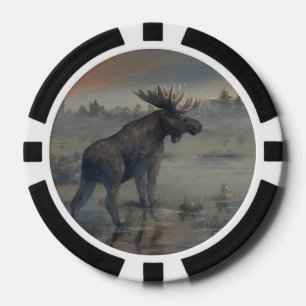 Jeton de poker d'orignal