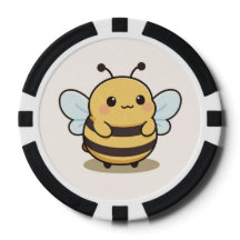 Jeton de poker en forme d'abeille à miel – Mignon