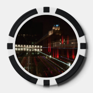 Jeton de poker photo abstraite, building