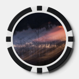 Jeton de poker photo abstraite chips