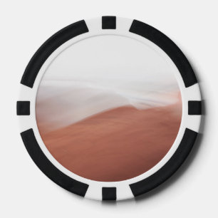 Jeton de poker photo abstraite rouge et blanc