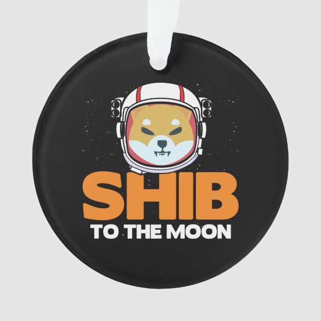 Jeton Shib Shiba Inu Crypto Mème Pièce Moon Chien (devant)