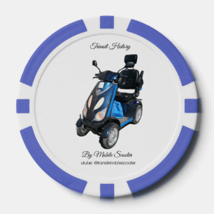 Jetons de Poker Bleus